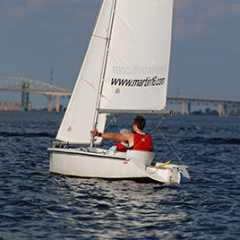 Child sailing