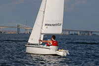 Child sailing