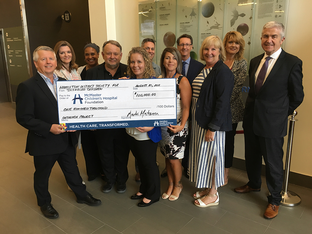 2018 HDSDC Cheque presentation